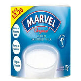 MARVEL Original Dried Skimmed Milk 12 x 175g PMP £3.20 (Case of 12)  Adomoo